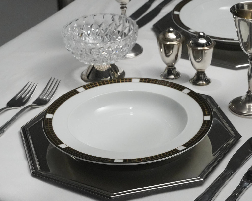 Talerze obiadowe „Quardi” BVLGARI & ROSENTHAL (para)