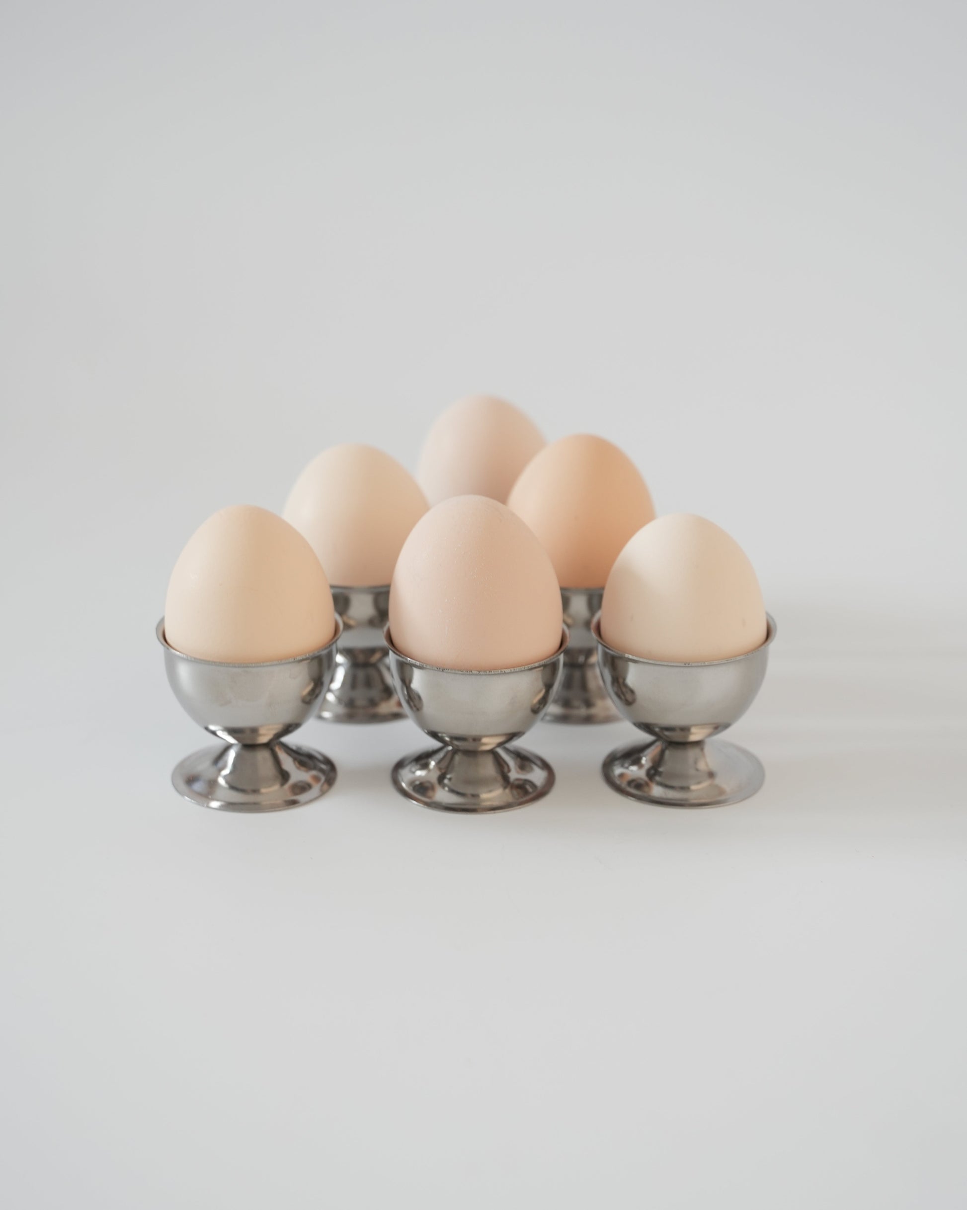 Zestaw kieliszków do jajek z łyżeczkami Guy Degrenne