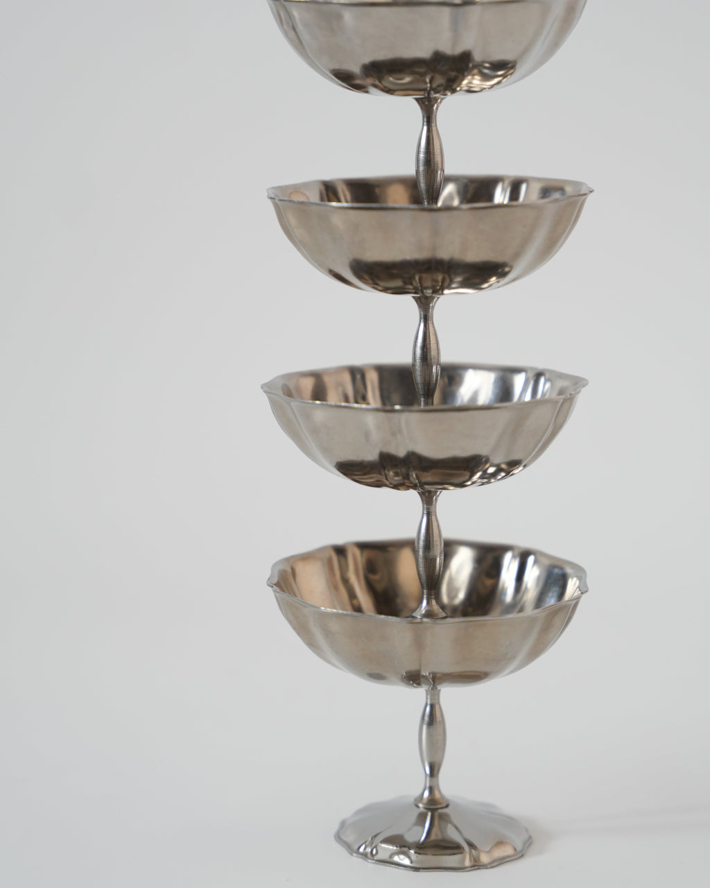 Pucharki deserowe ze stali nierdzewnej (zestaw 4 sztuki)