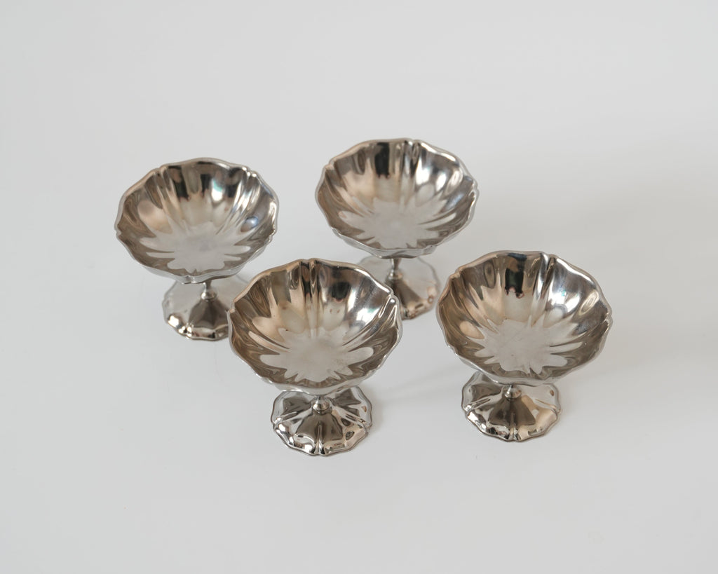 Pucharki deserowe ze stali nierdzewnej (zestaw 4 sztuki)