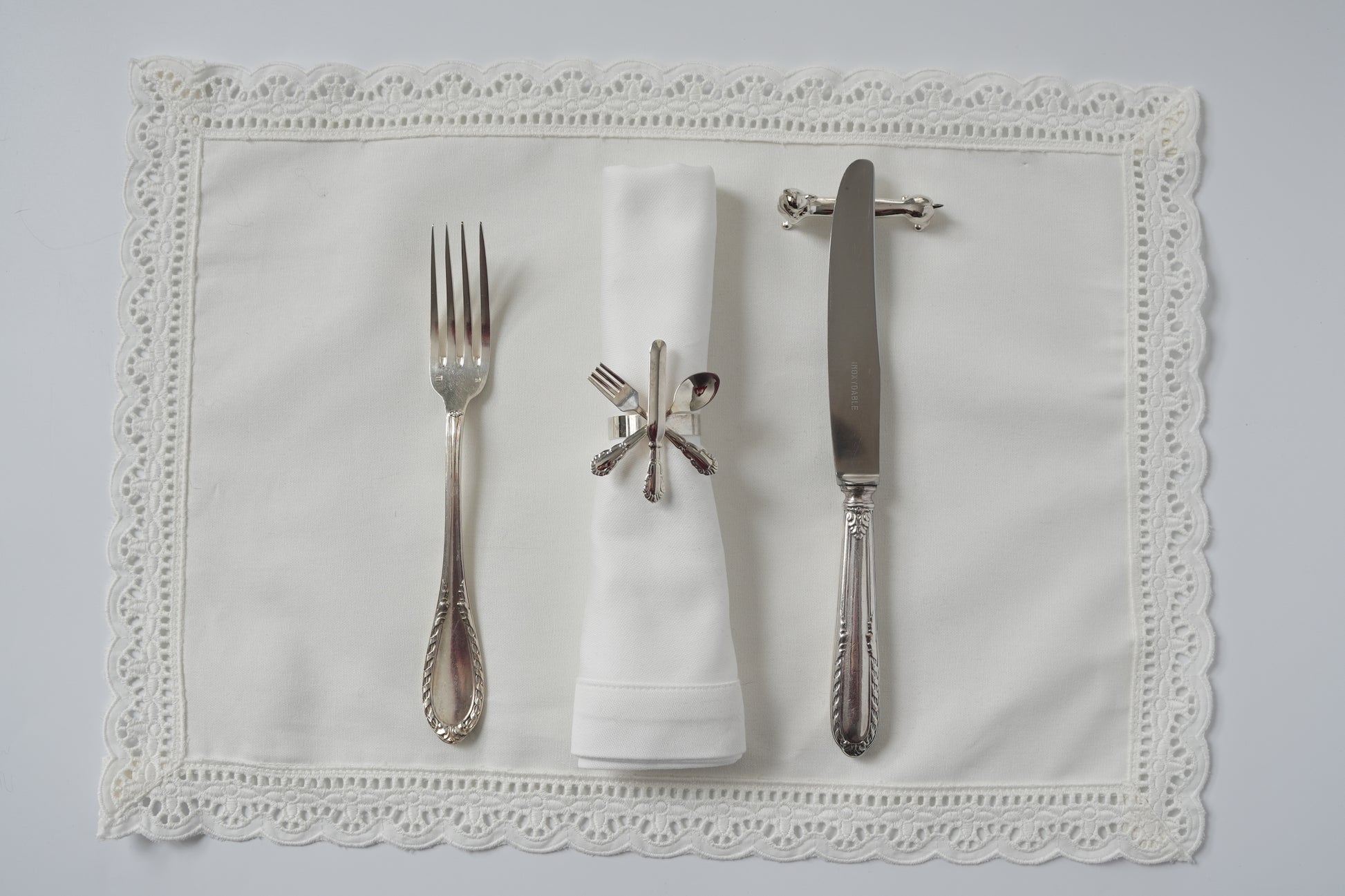 Podstawki pod sztućce w kształcie kotków (zestaw)