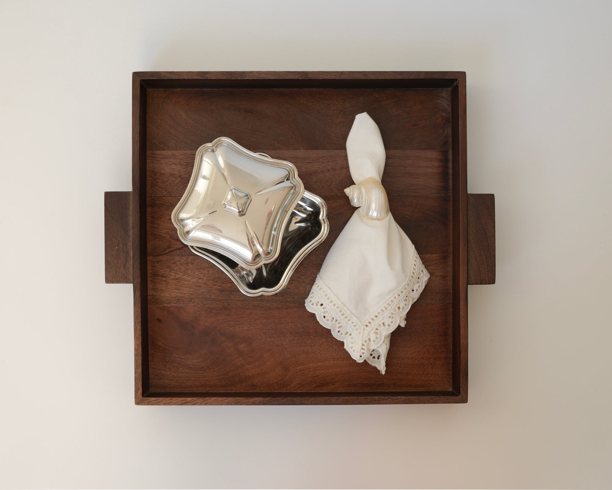 Miseczka z pokrywką / maselniczka ze stali nierdzewnej