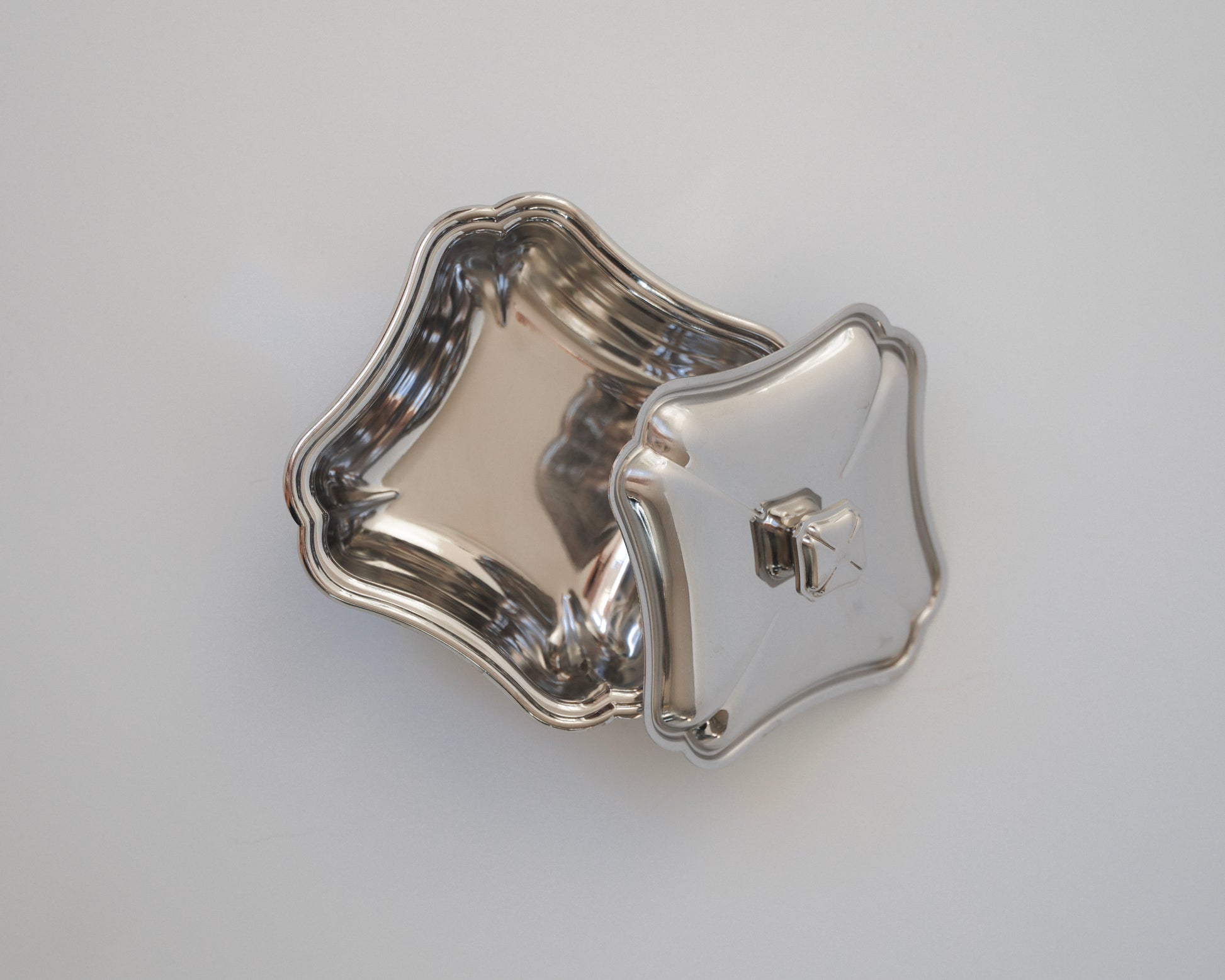 Miseczka z pokrywką / maselniczka ze stali nierdzewnej