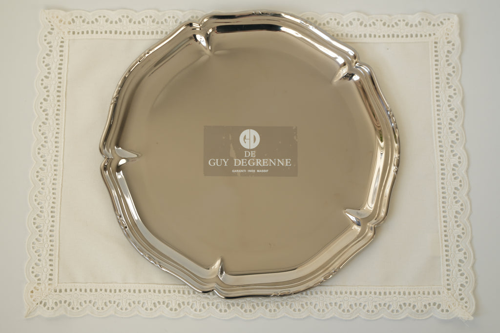 Taca i sztućce do ciasta Guy Degrenne (zestaw)