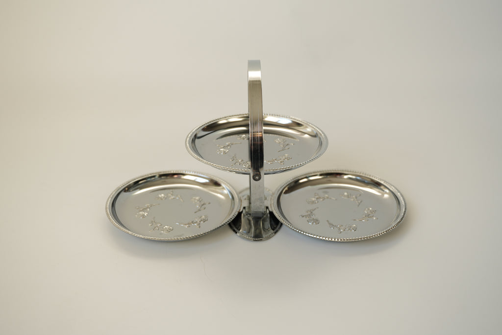 Składana etażerka do serwowania przekąsek i deserów