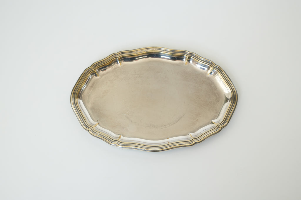 Półmisek posrebrzany