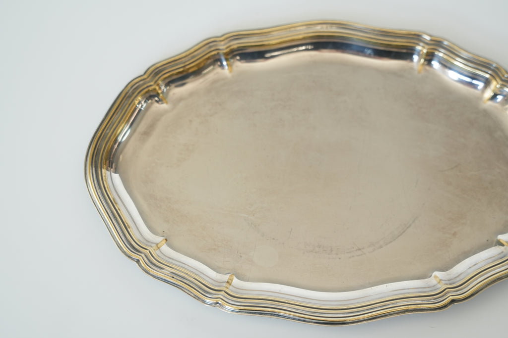 Półmisek posrebrzany