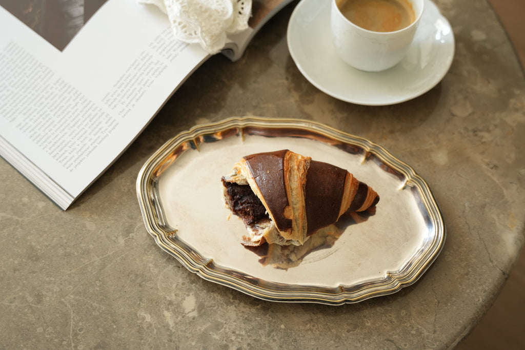 Półmisek posrebrzany