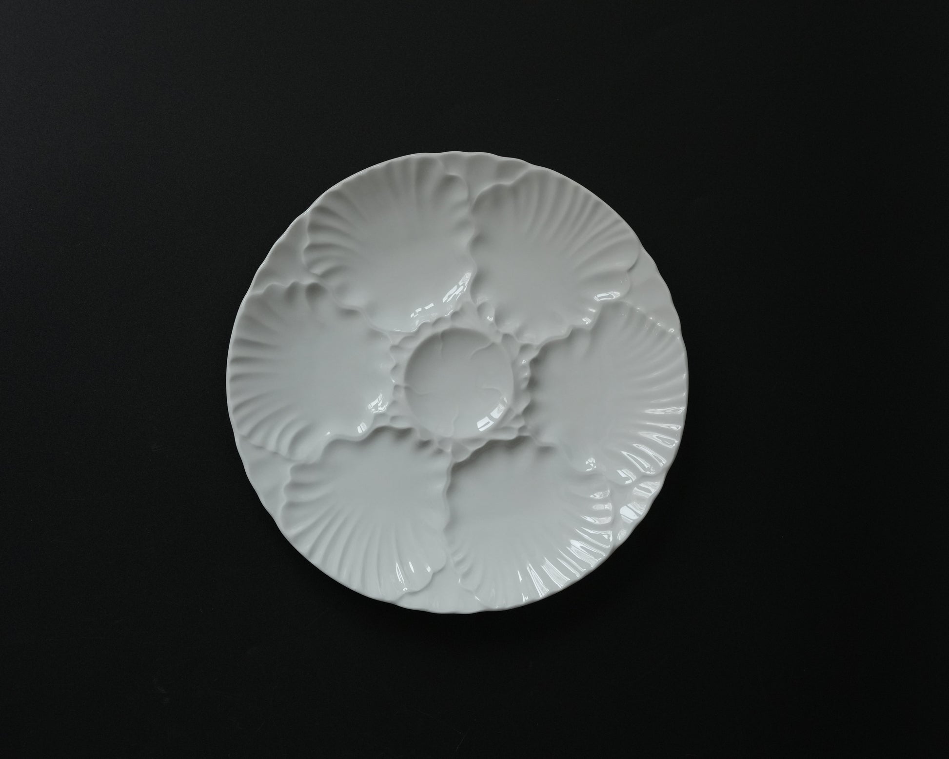 Ceramiczny talerz do ostryg