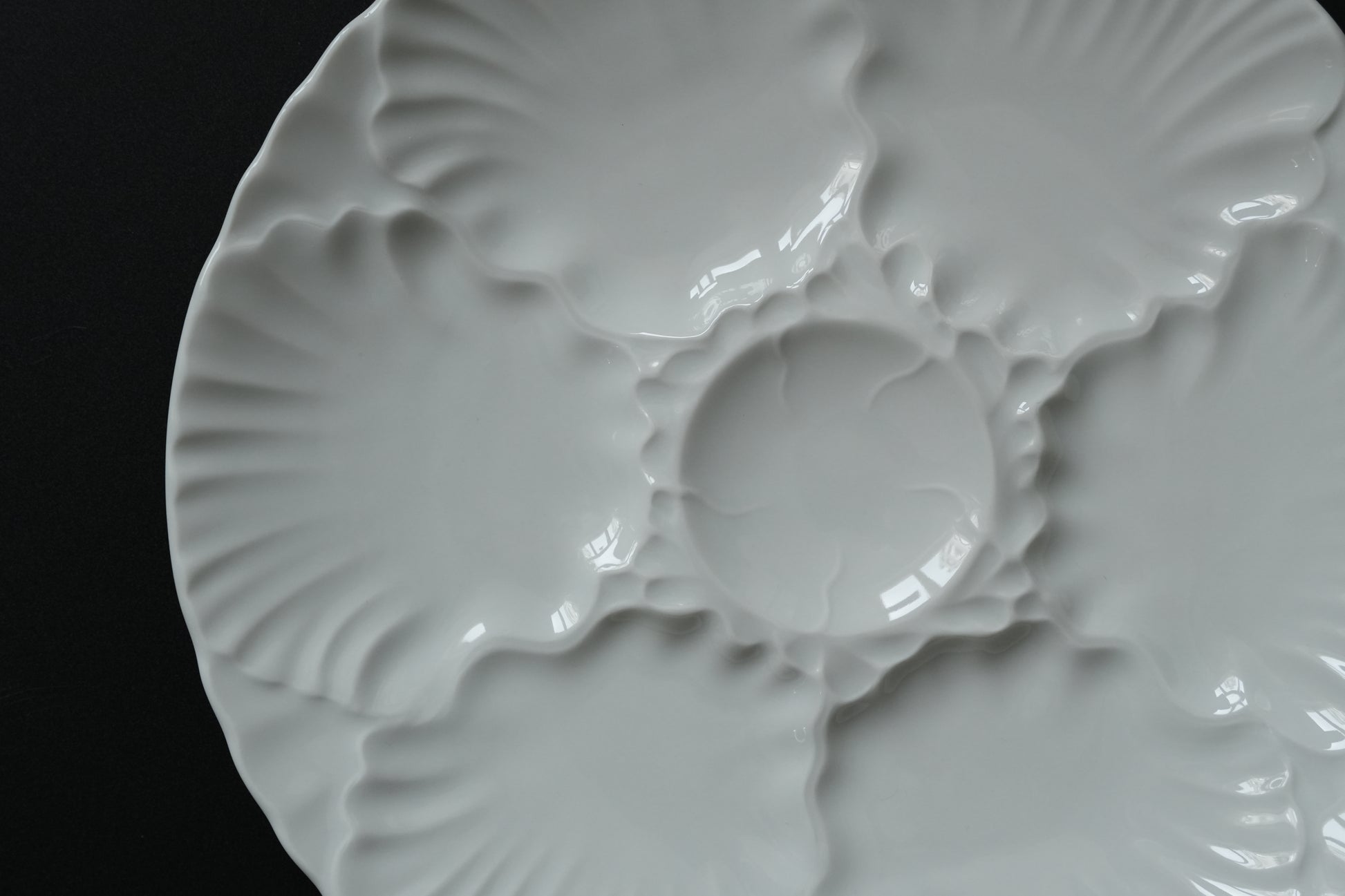 Ceramiczny talerz do ostryg