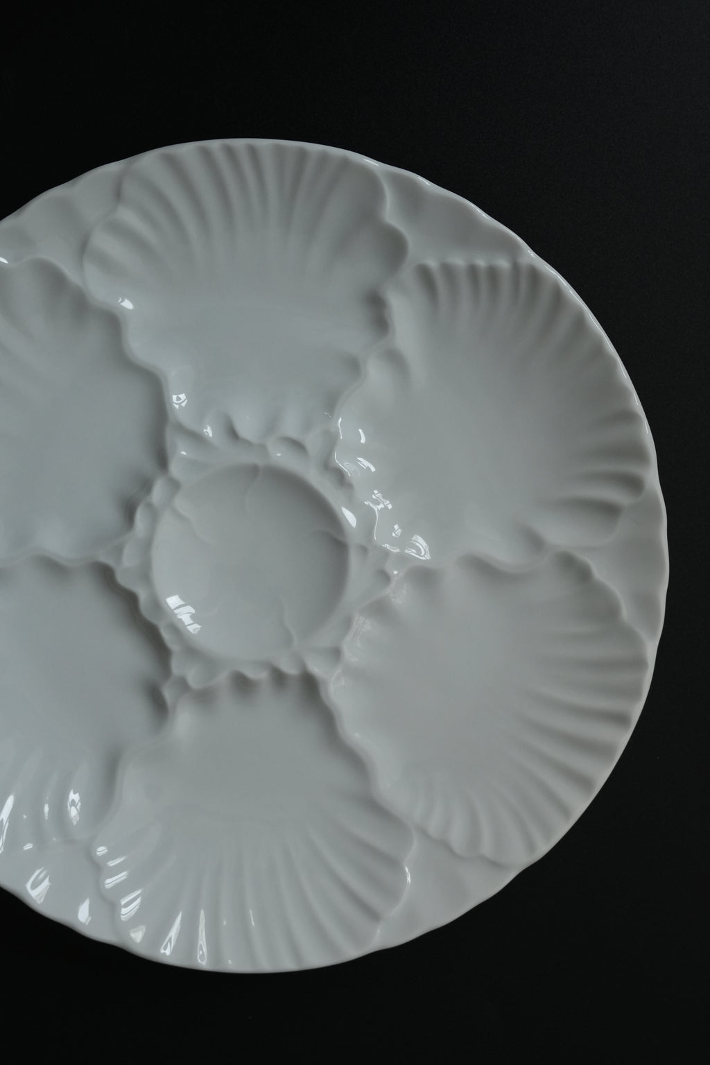 Ceramiczny talerz do ostryg