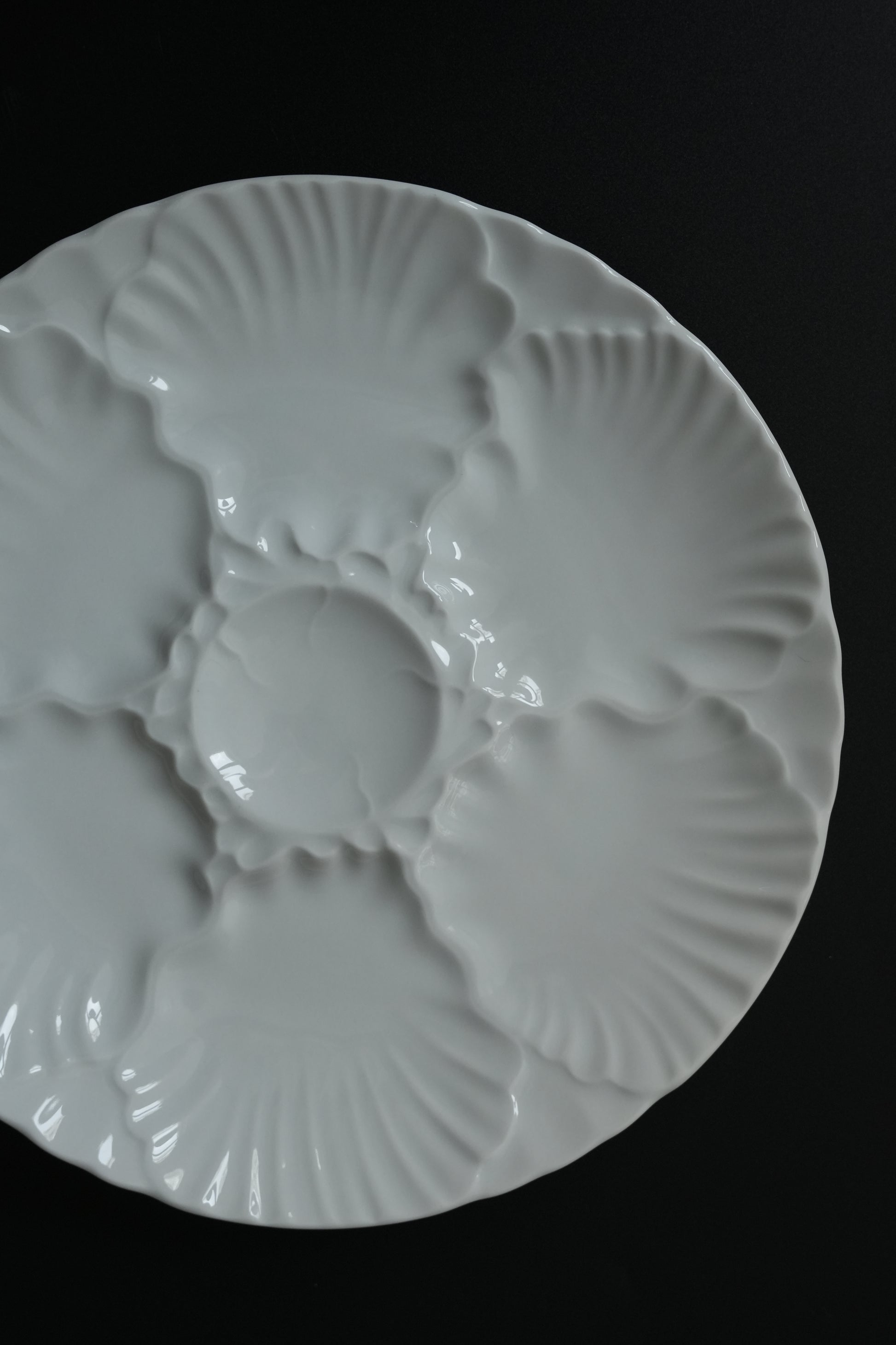 Ceramiczny talerz do ostryg