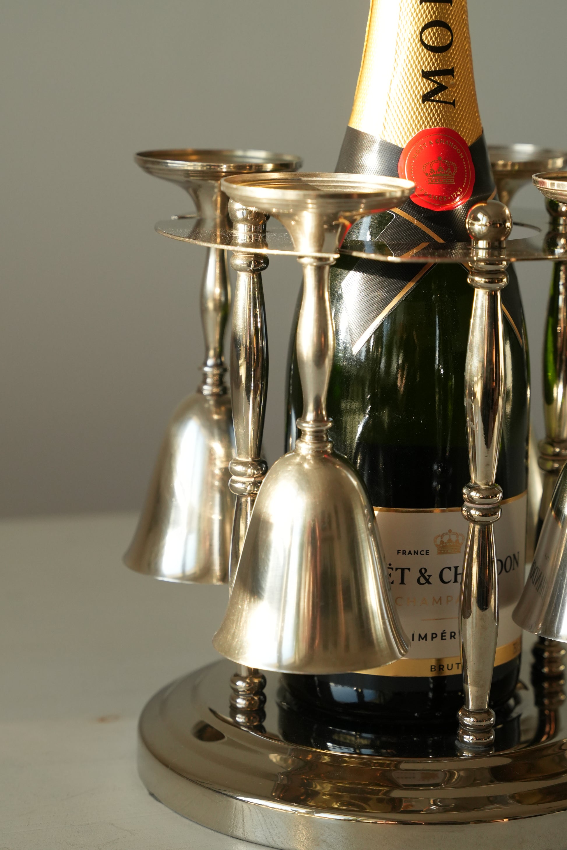 Posrebrzane kieliszki (para)