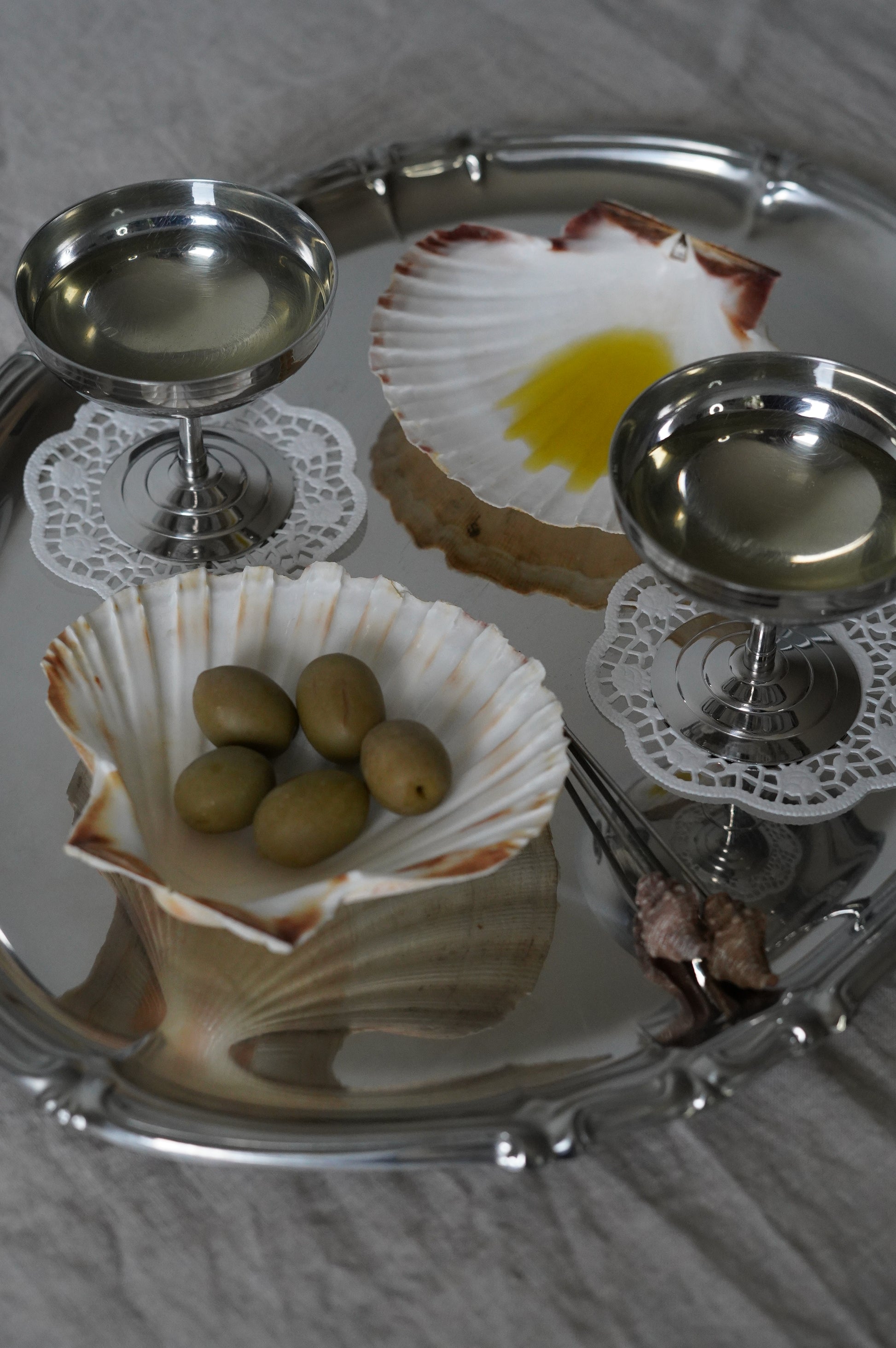 Para naturalnych muszelek