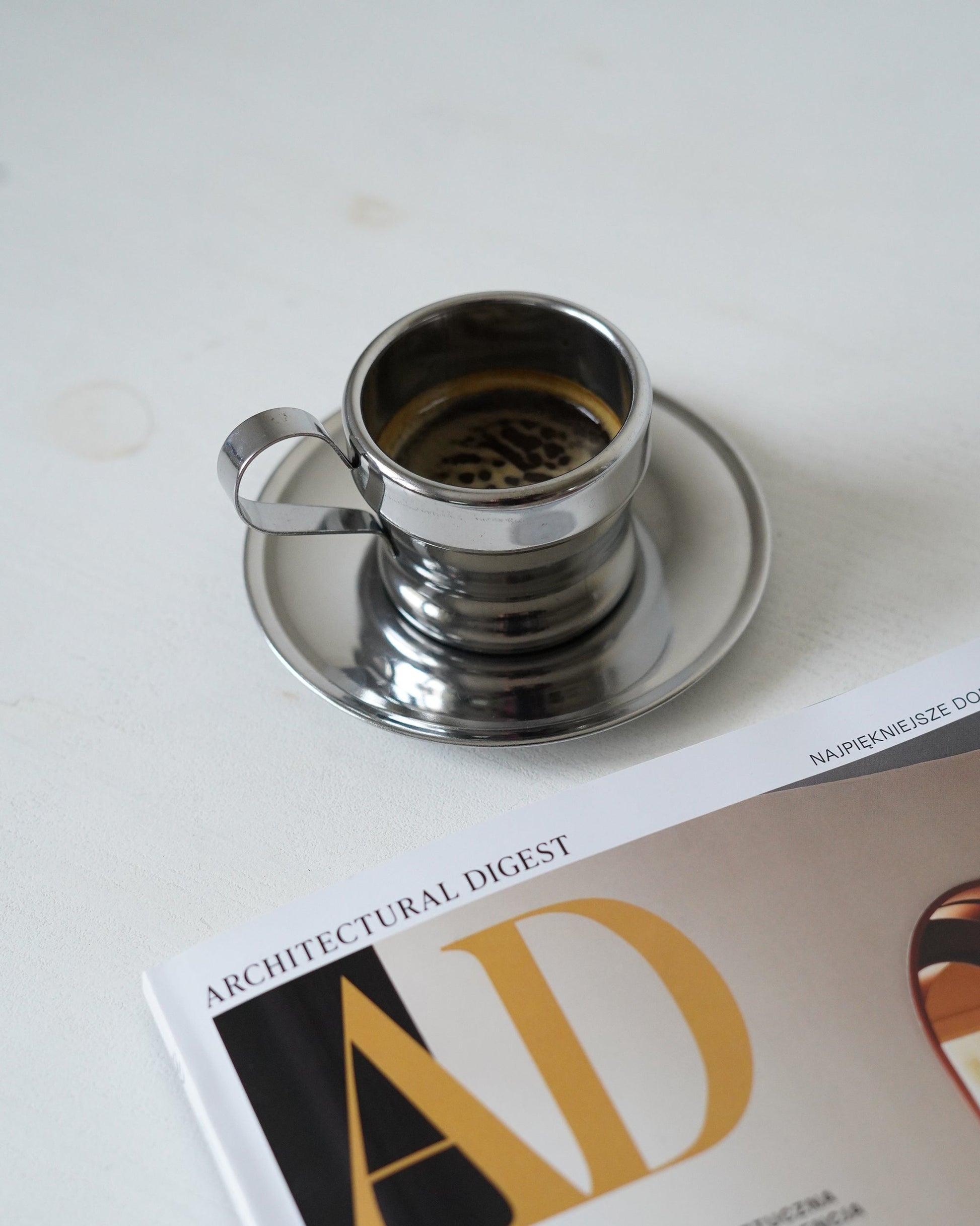 Filiżanki do espresso ze spodkami Rivadossi (para)