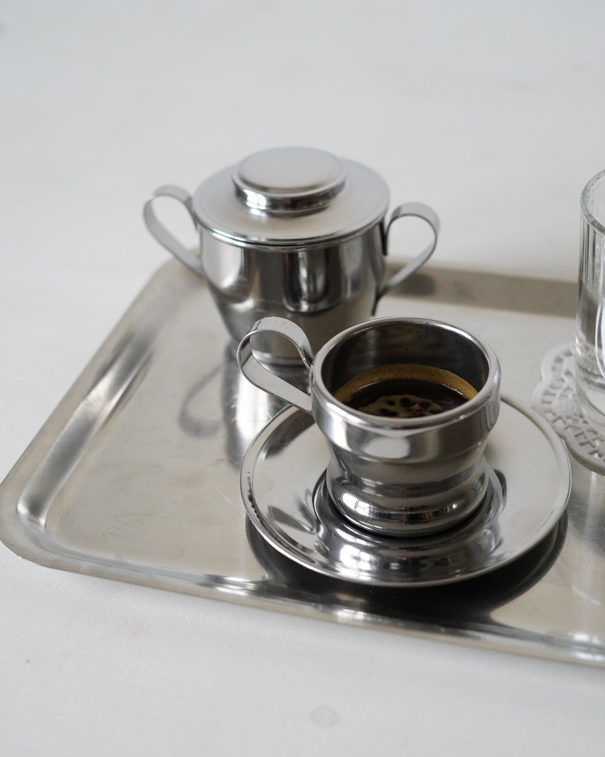 Filiżanki do espresso ze spodkami Rivadossi (para)