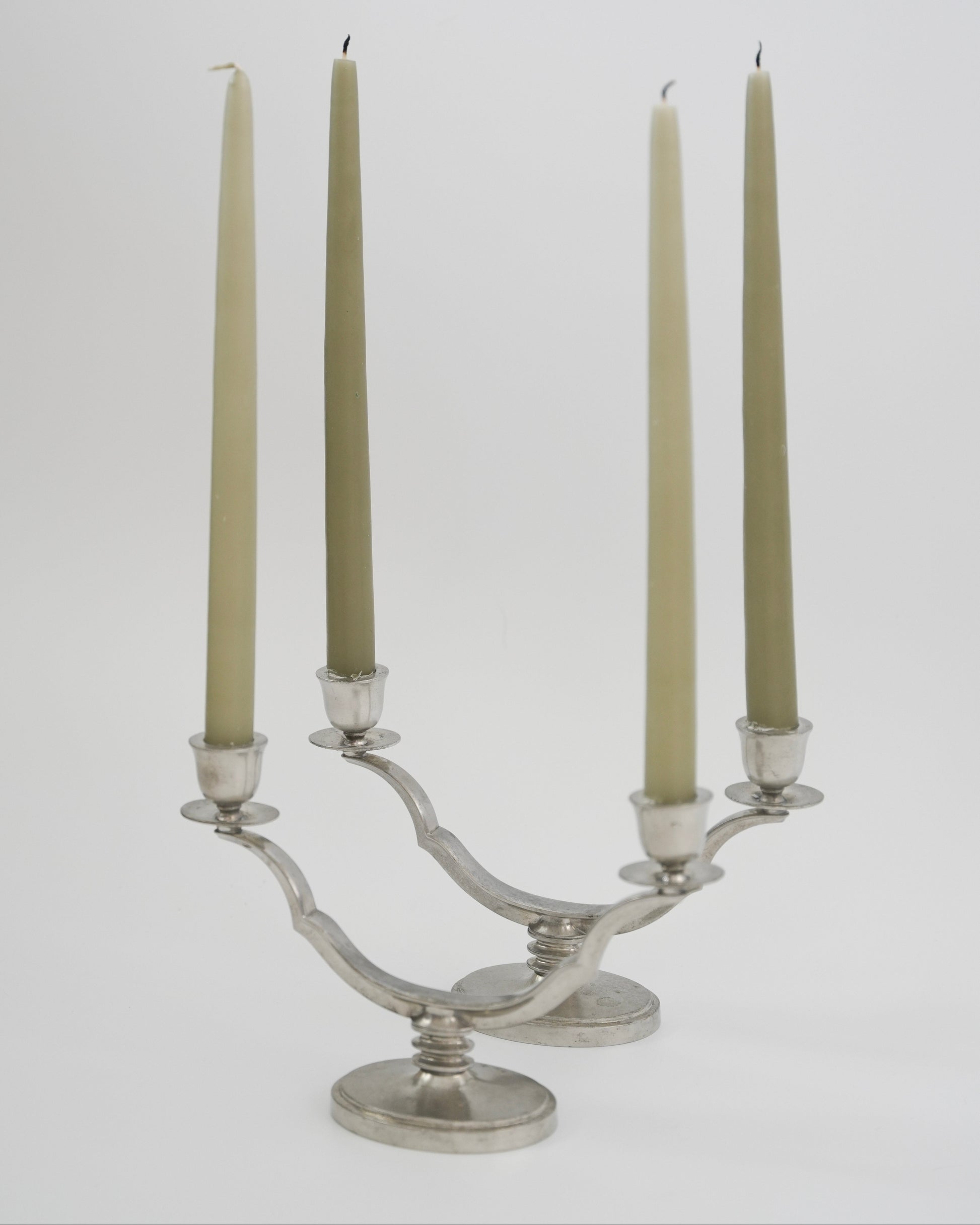 Świeczniki z cyny (para)