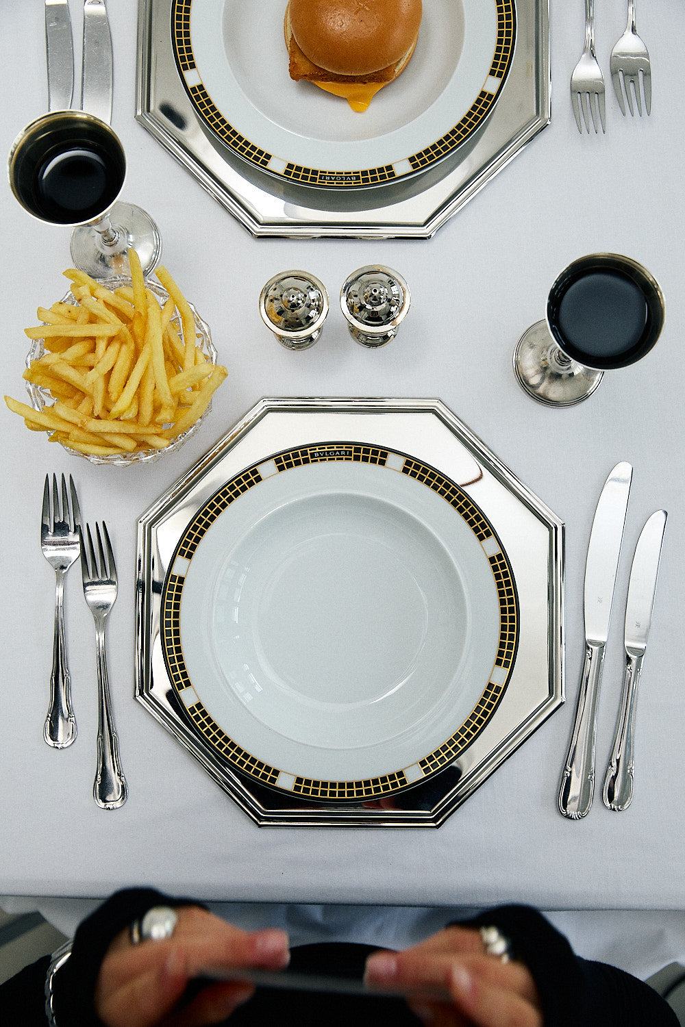 Talerze obiadowe „Quardi” BVLGARI & ROSENTHAL (para)